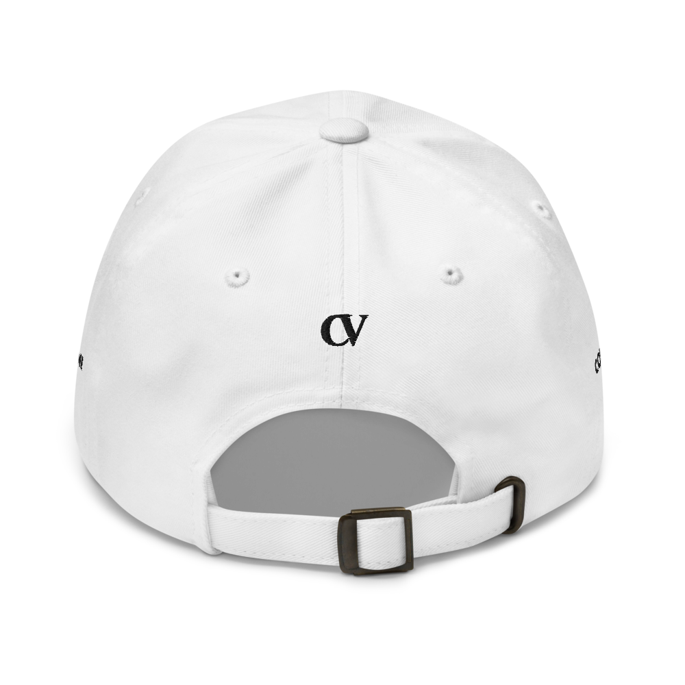 Everyday Move Dad Cap - White, photo 6 | dad cap by Count Valentine