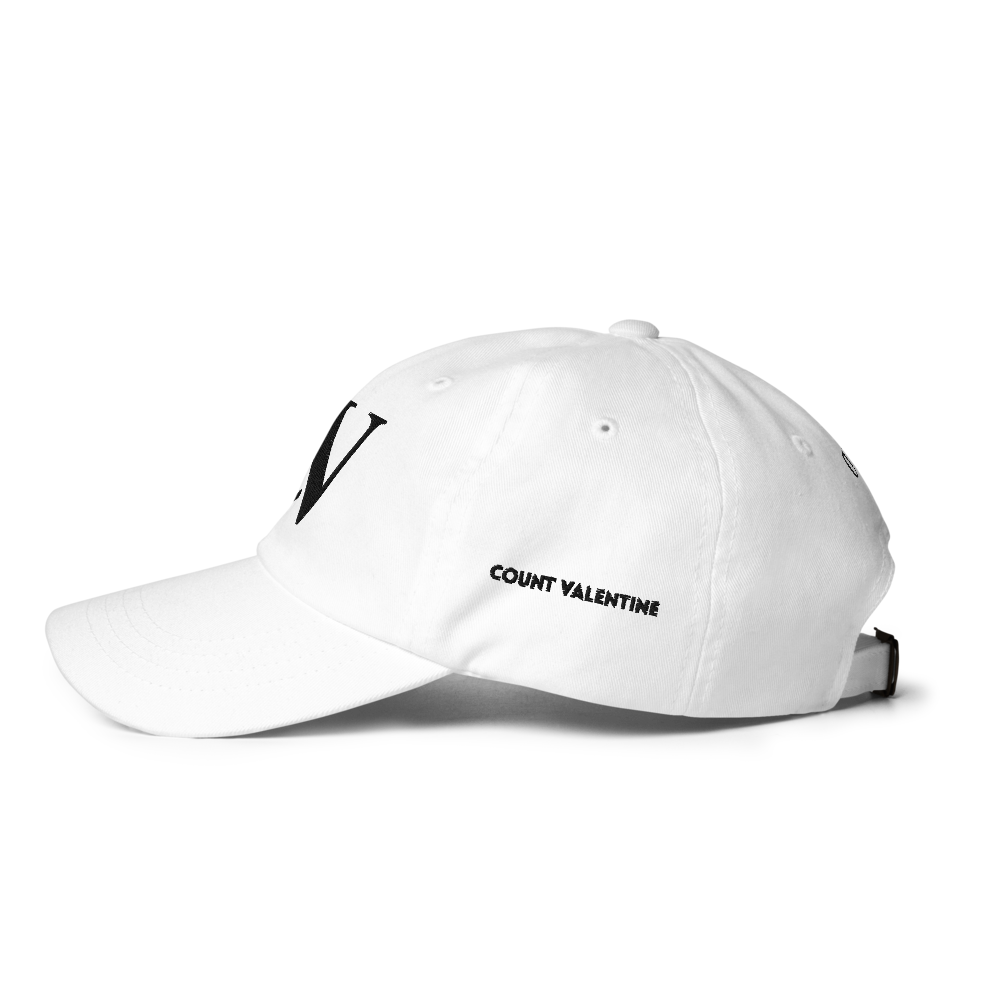 Everyday Move Dad Cap - White, photo 3 | dad cap by Count Valentine