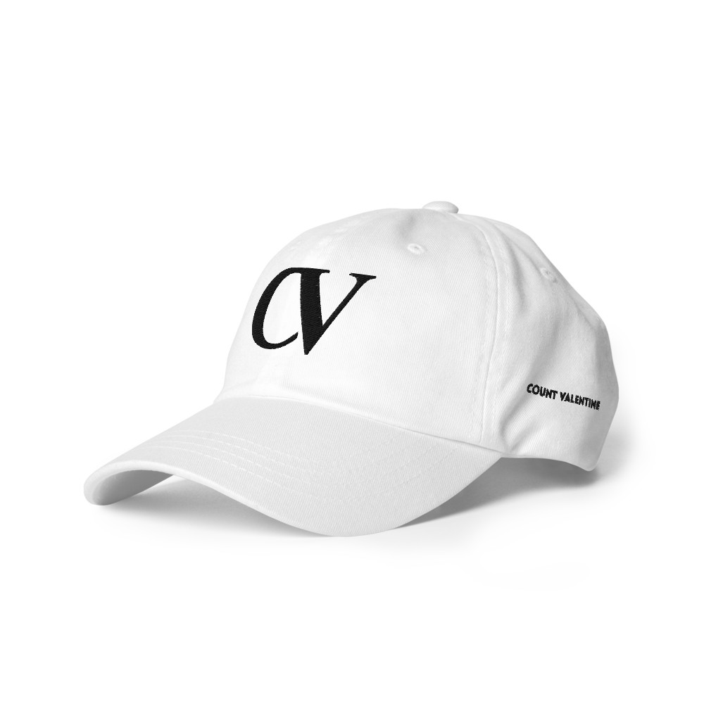 Everyday Move Dad Cap - White, photo 2 | dad cap by Count Valentine