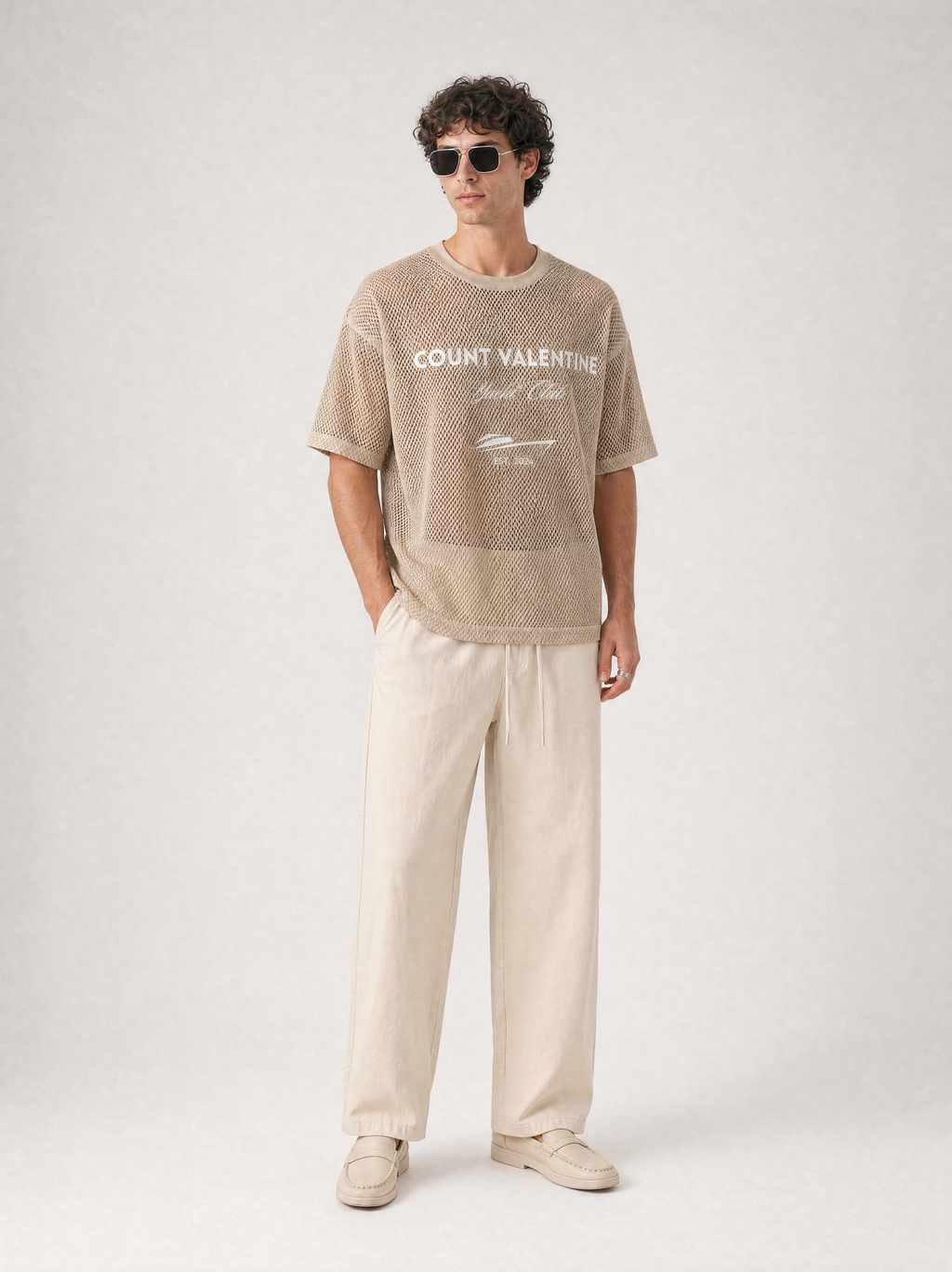 Harbor Breeze Tee - Apricot