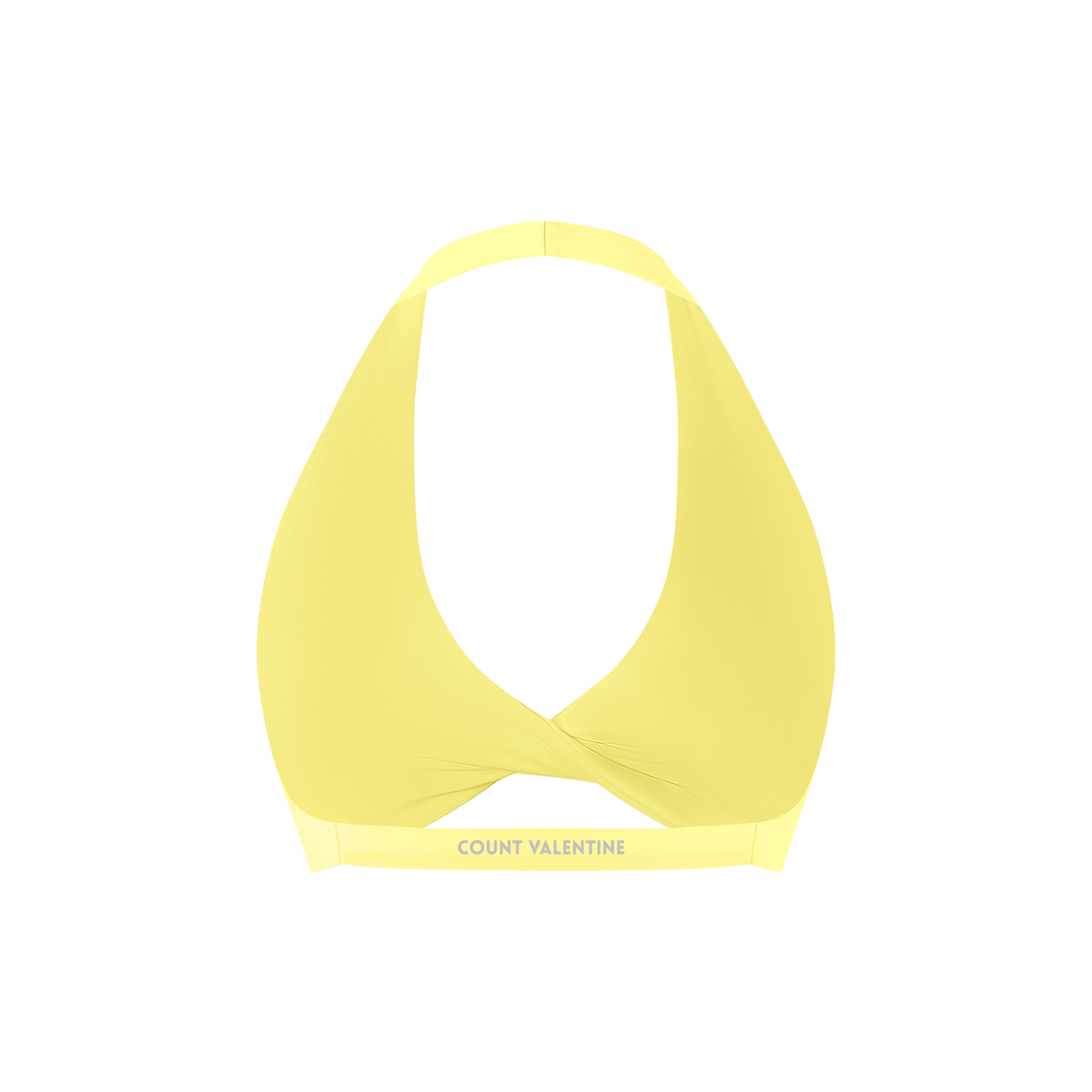 Women's Pleated Halter Sports Bra