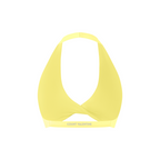 Women's Pleated Halter Sports Bra