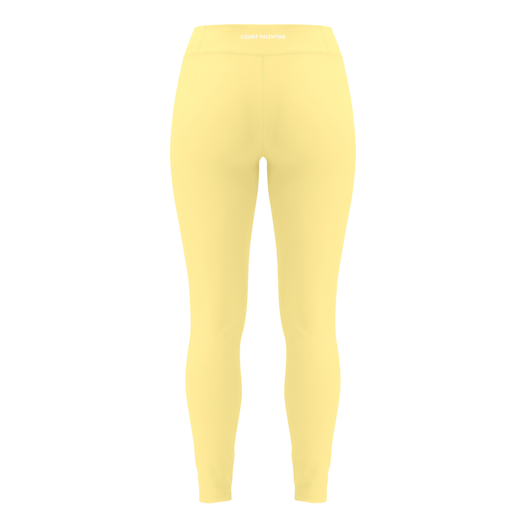 Everyday Move Tapered Leggings - Yellow, photo 2 | women's yoga leggings by Count Valentine