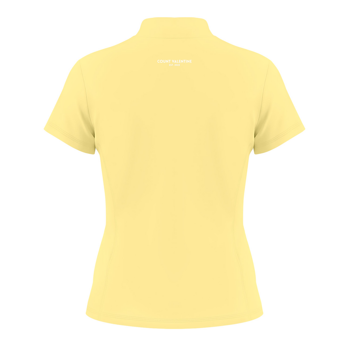 Everyday Move Zip Top - Yellow, photo 2 | women's quarter-zip training top by Count Valentine