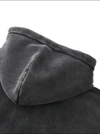 Zip-Through Boxy Fleece Hoodie