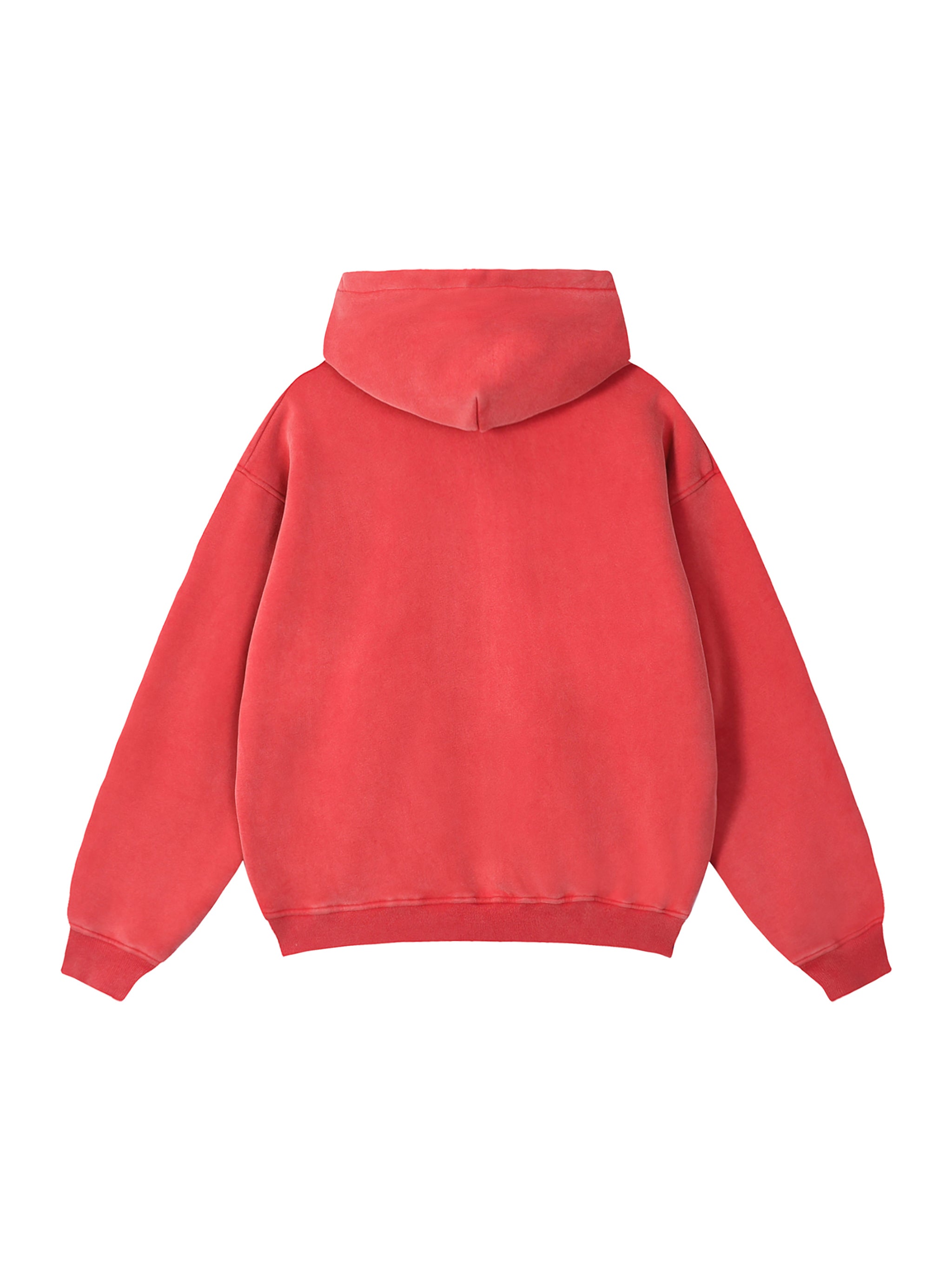 Zip-Through Boxy Fleece Hoodie