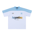 Oversized Mesh V-Neck Soccer Jersey
