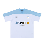 Oversized Mesh V-Neck Soccer Jersey