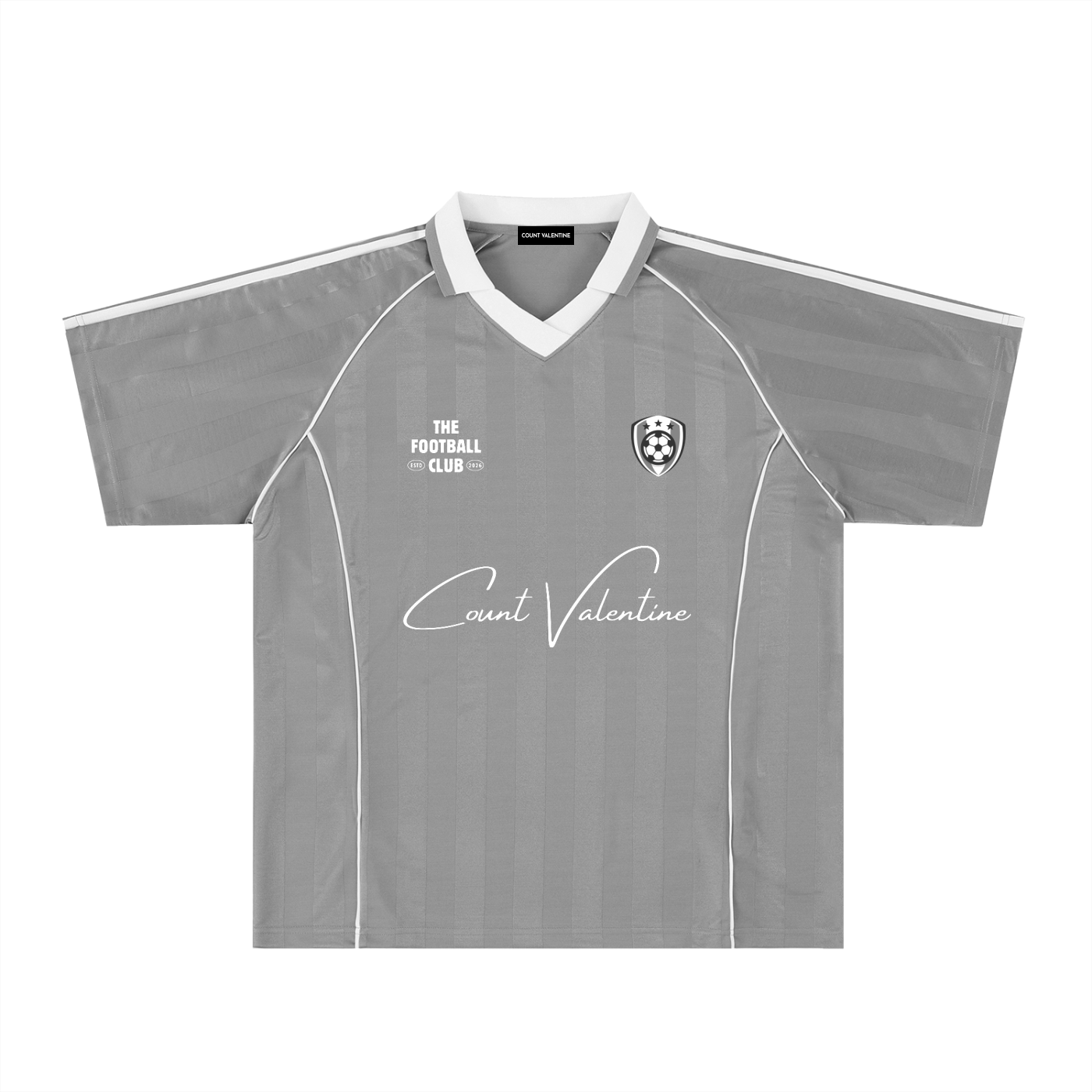 Shadow Stripe Collared Soccer Jersey