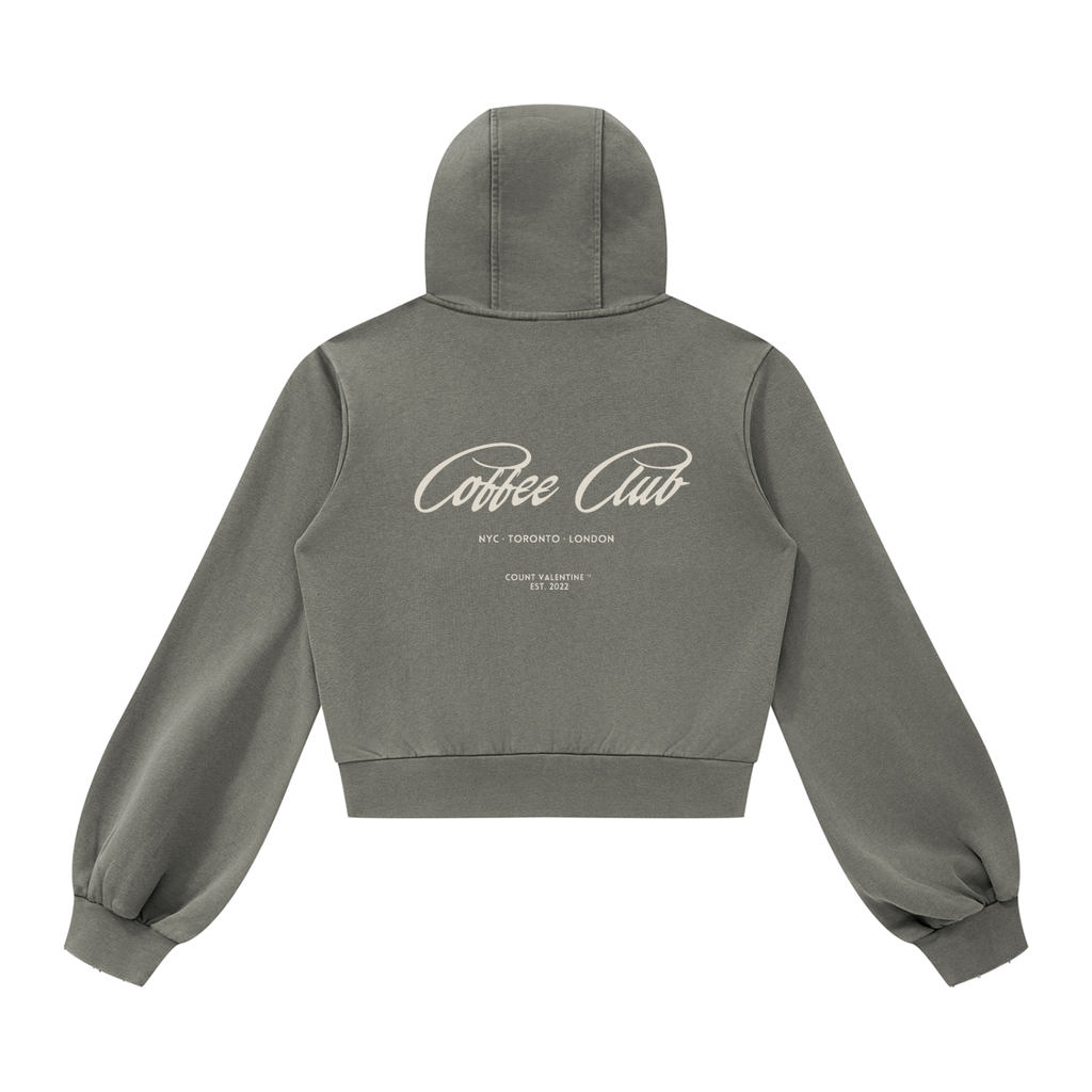 Women’s Vintage Wash Full Zip Hoodie
