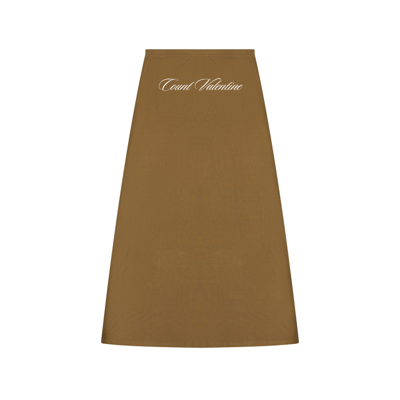 Women's Solid Color Knit Maxi Skirt