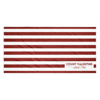 Crimson Stripe Towel - Yacht Club
