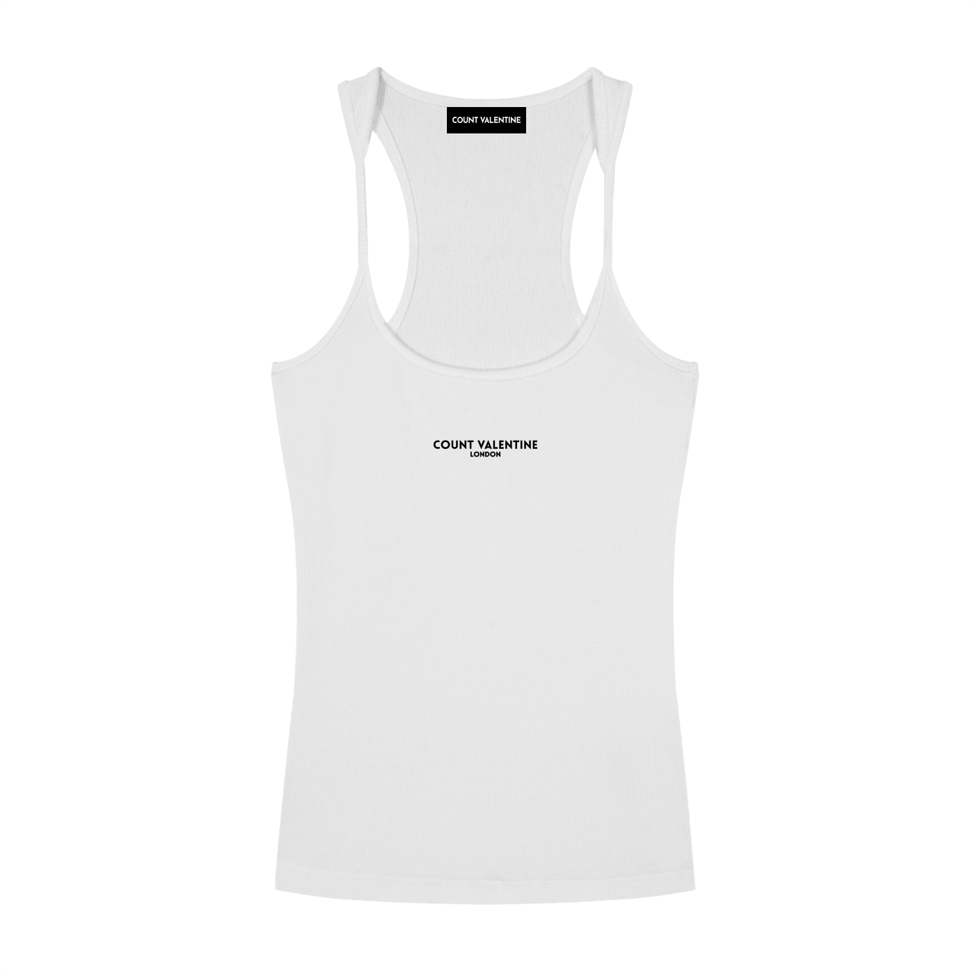 Slim Fit Ribbed Racerback Tank Top