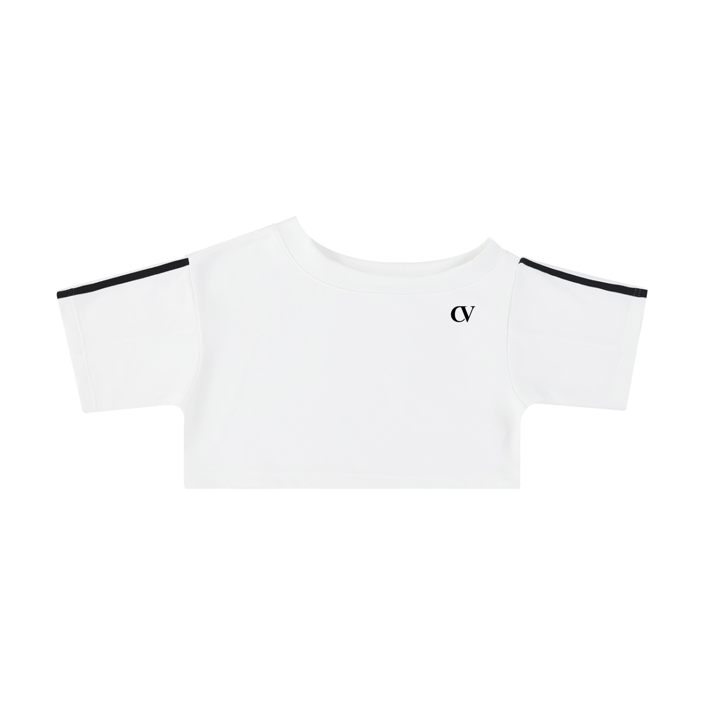 Women's Off-the-Shoulder Crop T-Shirt