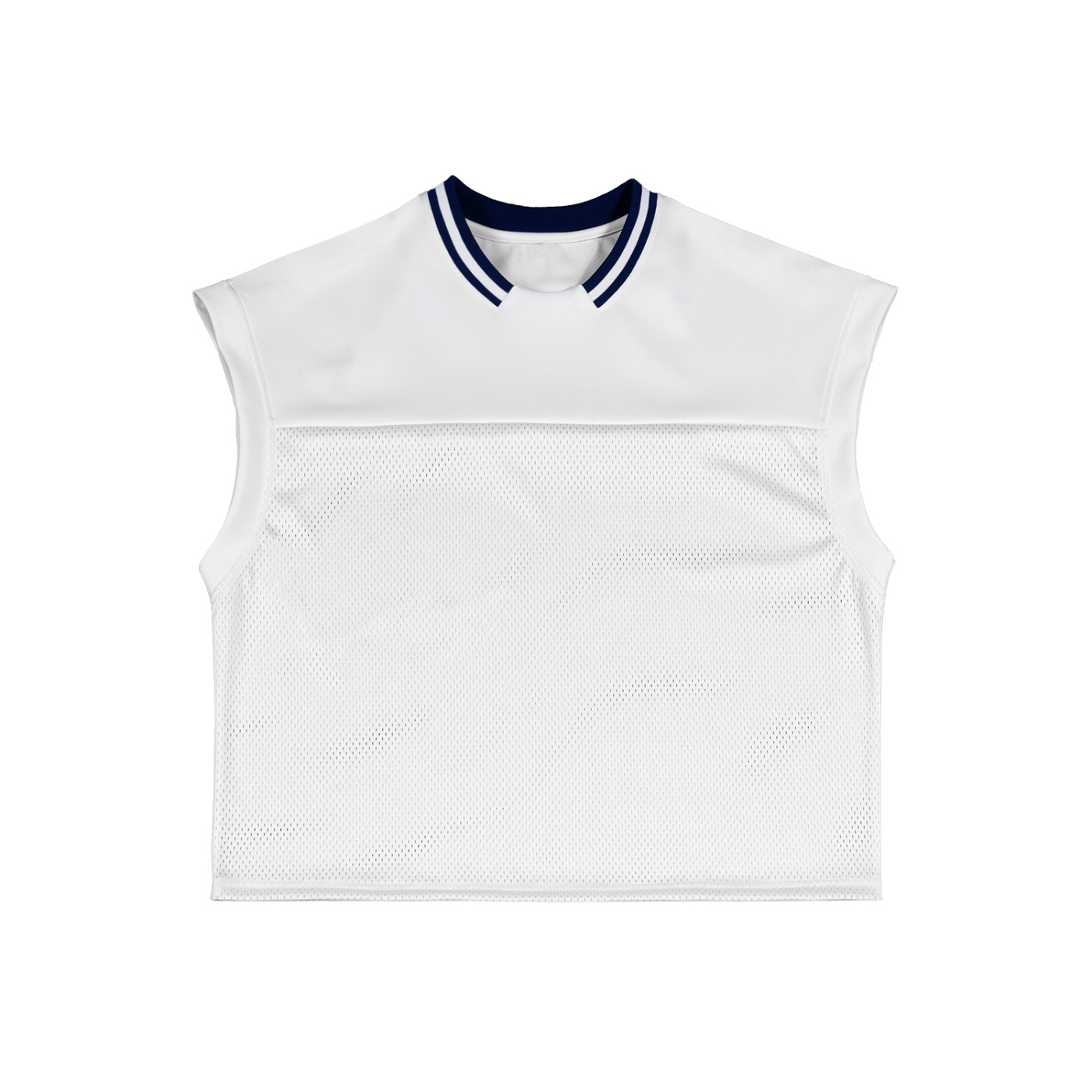 Loose Sleeveless Mesh T-Shirt