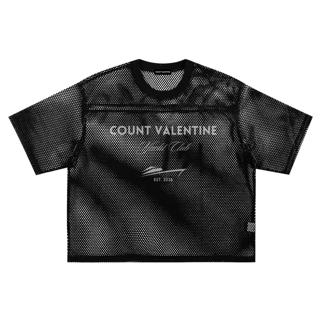 See-through Boxy Net T-Shirt