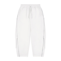 Unisex Piping Fleece Barrel Leg Sweatpants