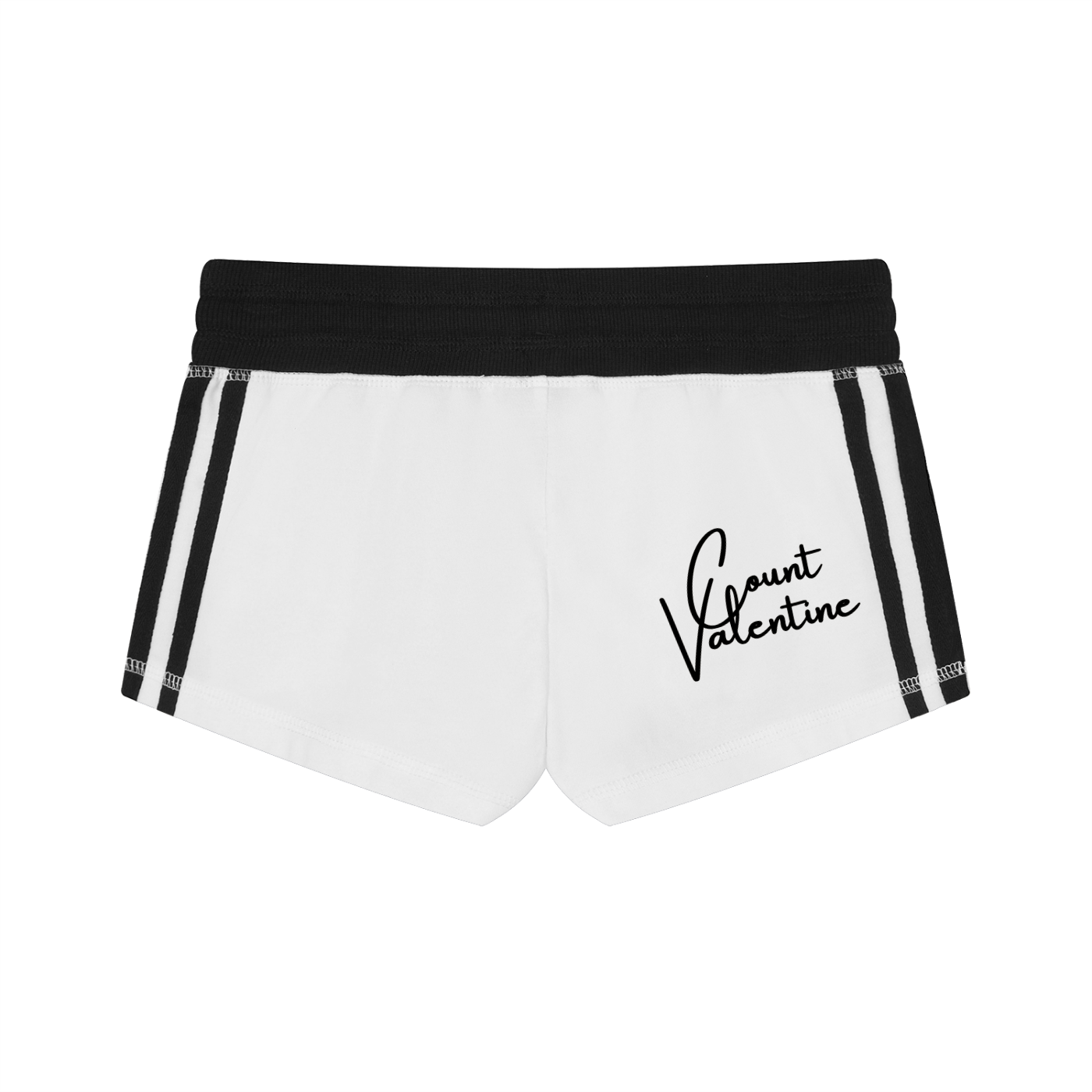 Women's Contrast Stripe Track Shorts