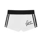 Women's Contrast Stripe Track Shorts