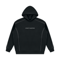 Unisex Oversized Piping Fleece Hoodie