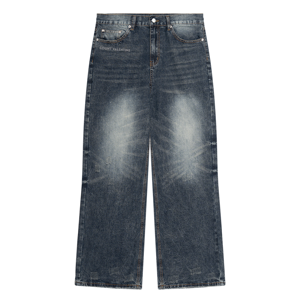 Men's Vintage Wash Denim Jeans