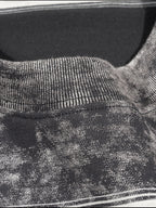 Snow Washed Striped Boxy T-Shirt