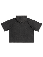 Snow Washed Hooded Boxy T-Shirt
