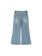 Women's Vintage Wash Flared Leg Jeans