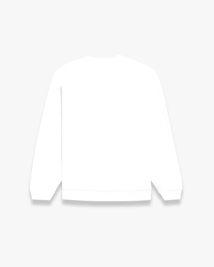 WHITE OVERSIZED SWEATSHIRT