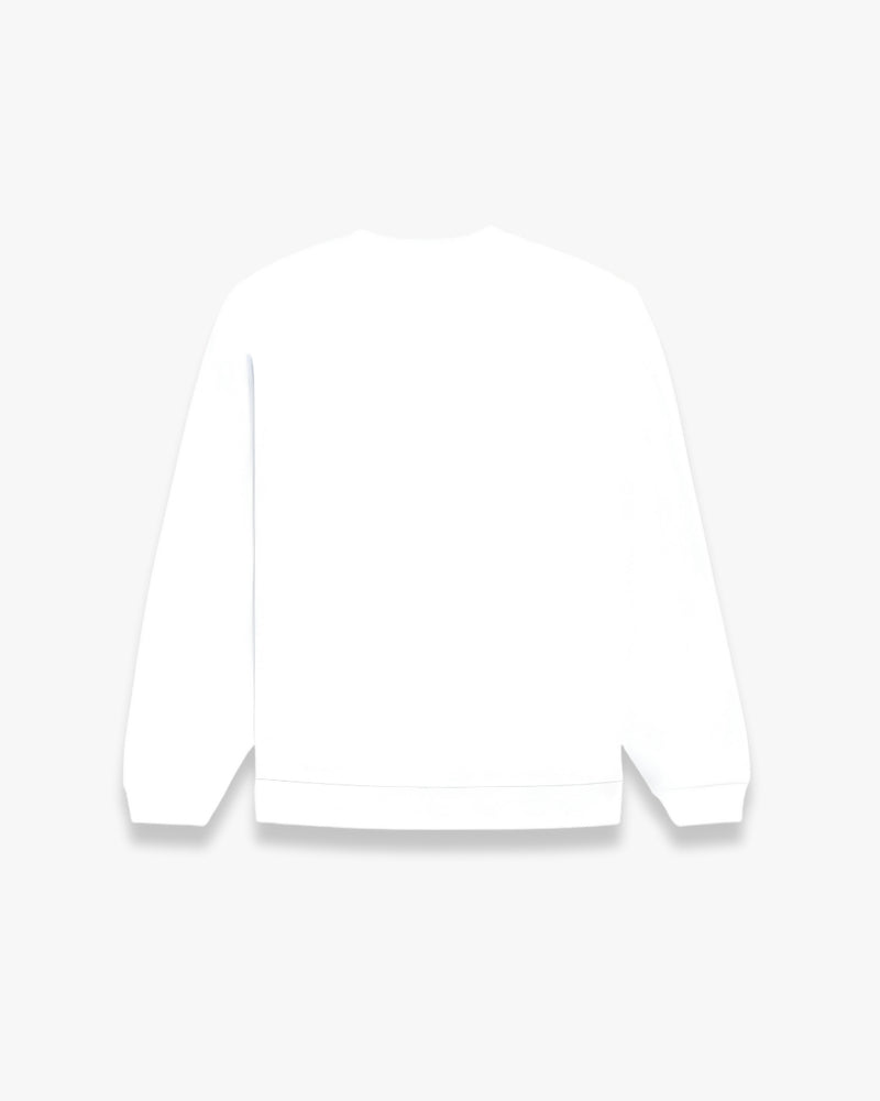 WHITE OVERSIZED SWEATSHIRT